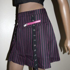 SOCIAL COLLISION STRIPED SKIRT SZ Small